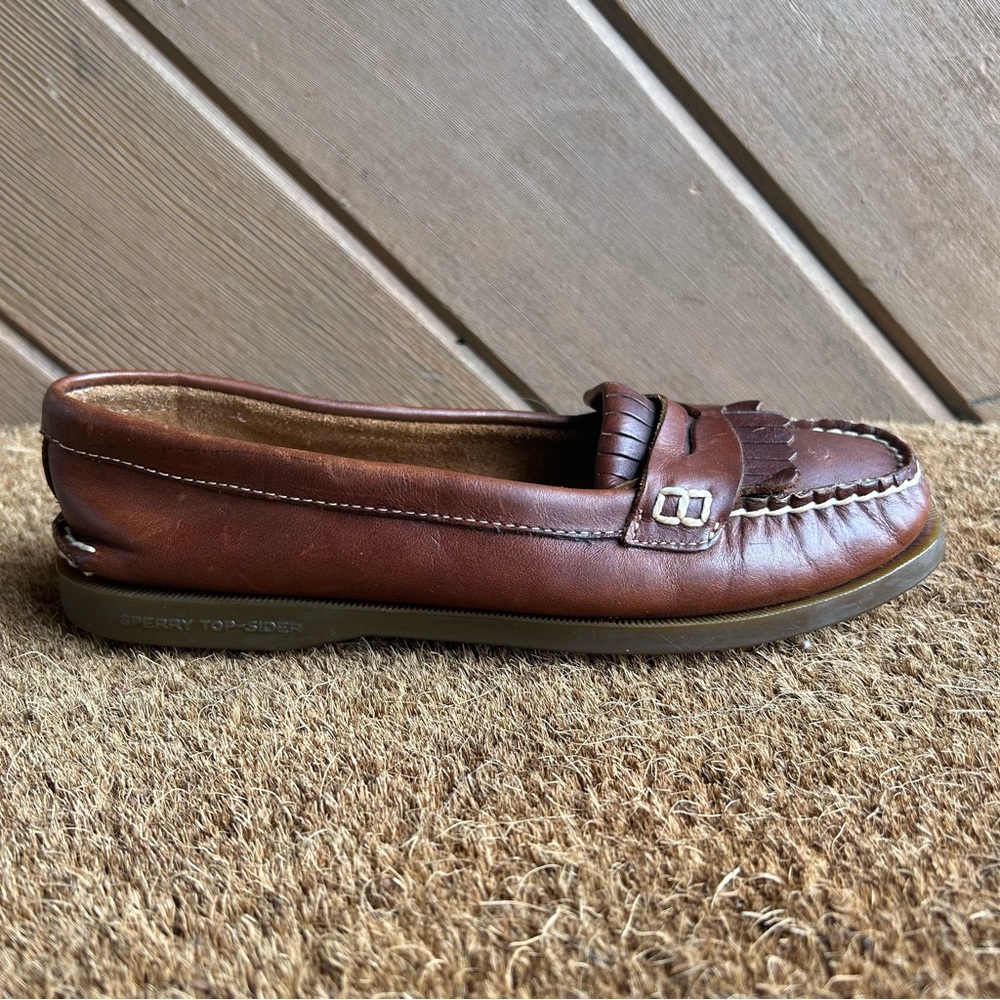 Sperry Brown Leather Loafers